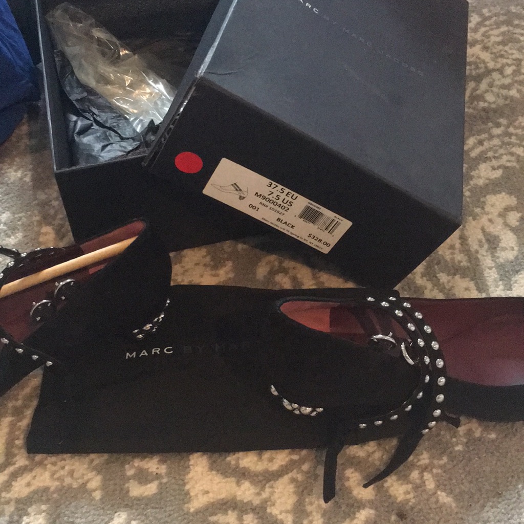 Brand New Marc By Marc Jacobs Studded Flats